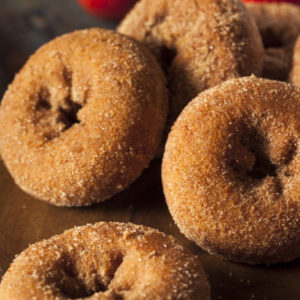 The smell of fresh apple orchard donuts is one of the best fall smells here in Michigan.