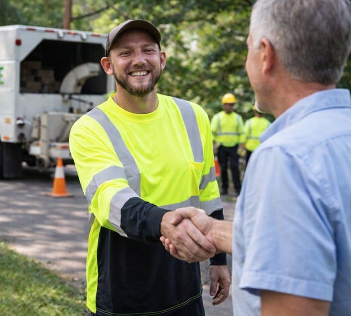 Kyle Greeting Customer